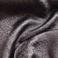 45'' Wide Brocade Silk Cotton Satin Material Dragon Design Charmeuse Silk Fabric