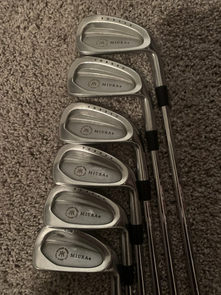 Punto de paso forjado genuino Miura 9003 hierros 5-PW varillas rígidas flexibles de emisión Tour Foto 2 de 4