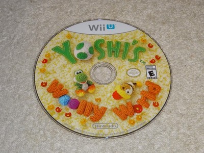 Yoshi's Woolly World (Wii U, 2015)  DISC ONLY tested works! VIDEO GAME YOSHI!!!