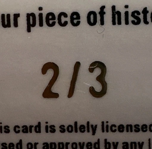 2024 Leaf Vivid Futures Xavier Legette Autograph #'d 2/3 - Image 3 of 3