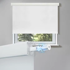 Blackout Roller Window Shades, Free-Stop Cordless Roller Shades, Easy Install Ro