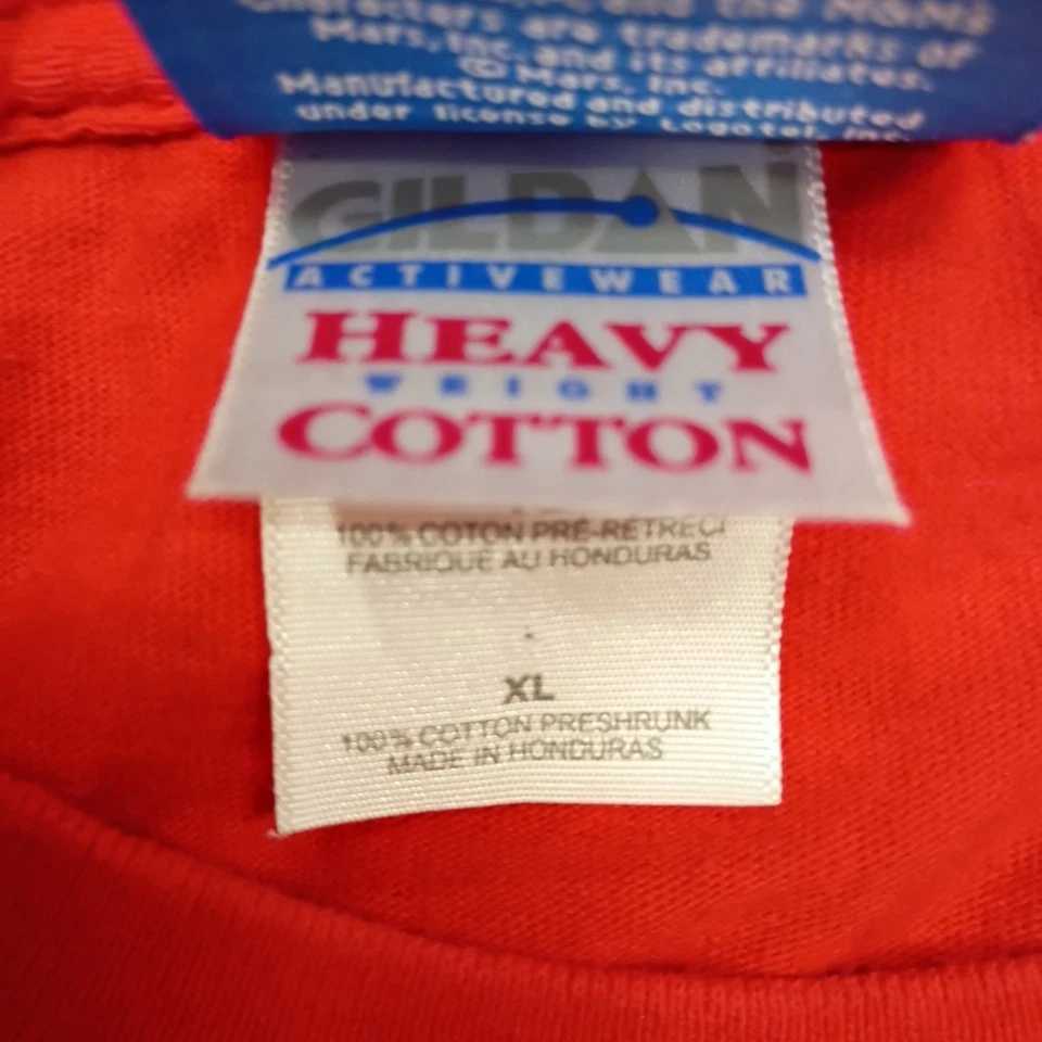 👾Camisa masculina M&M vintage estampa gráfica marca Natal amarela M&M tamanho XL - Imagem 4 de 4