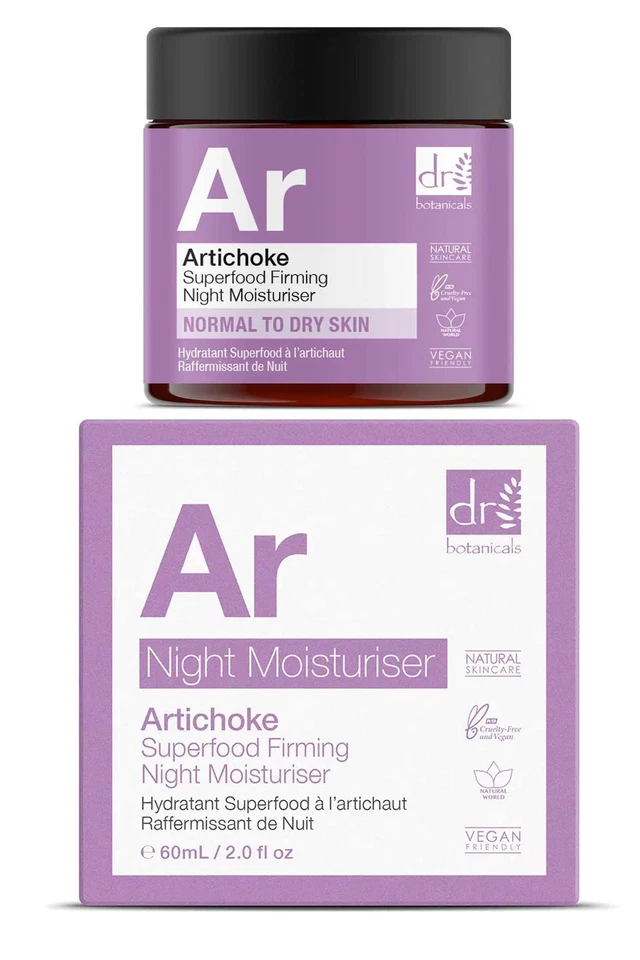 Dr Botanicals Night Moisturiser Superfood Firming 60ml Artichoke Infused