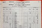 1957 Louisville & Nashville Railroad Timetable Kentucky Tennessee L&N Railway — photo 4
