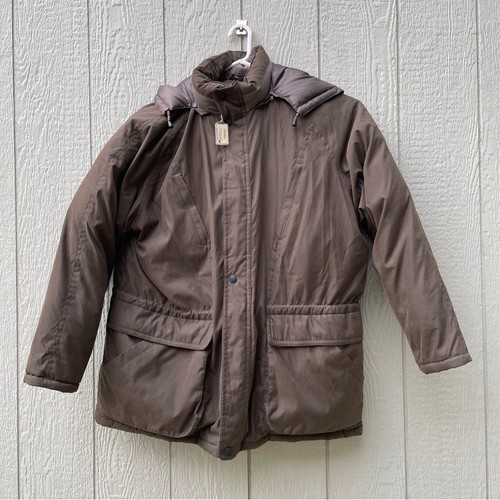 Cabelas Outfitter Series Goose Down Jacket Mens XXL Tall Parka Removable Hood