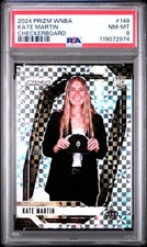 2024 PANINI PRIZM WNBA CHECKERBOARD #148 KATE MARTIN PSA 8