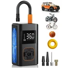 Tire Inflator Portable Air Compressor 150PSI 8000mAh Cordless Pump for Car Bike