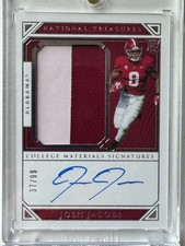 TRUE CLEAN 2019 Panini National Treasures Collegiate - Josh Jacobs RPA Packers