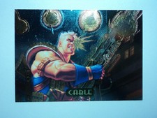 1994 MARVEL MASTERPIECES - POWERBLAST CARD  ( 3 OF 9 ) CABLE