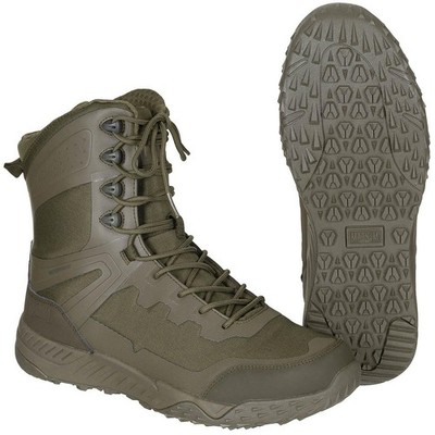 Magnum Ultima 8.0 SZ WP Taktische Stiefel Wasserdicht Side Zip Olive
