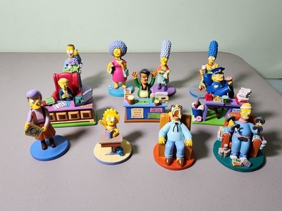 The Simpsons HAMILTON COLLECTION Lot of 11 Figurines - Homer, Lisa, Burns, Marge