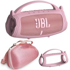 Silicone Cover Hard Case for JBL Charge 4/5 Bluetooth Speaker - Pink