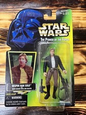 Star Wars POTF Power Of The Force  Bespin Han Solo Kenner 1997 Green Card New
