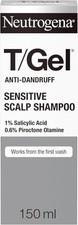 Neutrogena T/Gel Anti Dandruff Shampoo for Sensitive Scalp (1x 150ml)-UK