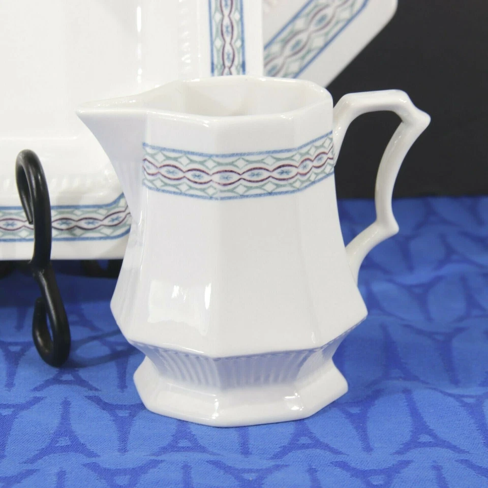 LOT: Independence by Castleton (Japan) Nantucket Platter, Serving Bowl, Creamer - Image 4 of 4