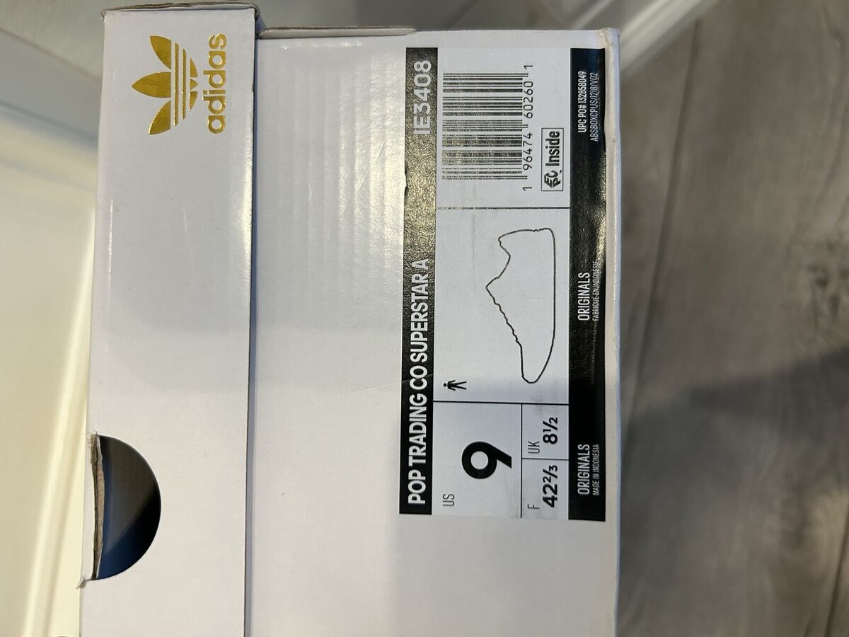 Pop Trading Company x adidas Superstar ADV White Mens Pop Trading Company x adidas Superstar ADV White Mens