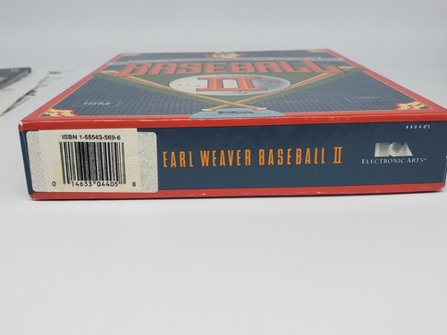 Earl Weaver Baseball ll 2 PC 3.5" Floppy Electronic Arts Incomplete - Tested - Picture 9 of 21