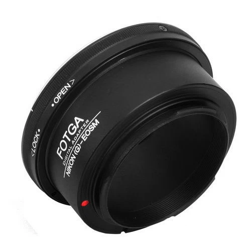 FOTGA Lens Mount Adapter for Nik0n G F AI AIS  AF-S lens for EOS M50 Mark II M50 - Image 3 of 3