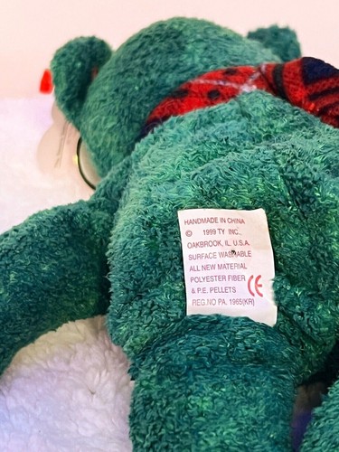 Wallace Beanie Baby - selten im Ruhestand in Top Zustand Etikett FEHLER 1999 - Bild 2 von 3