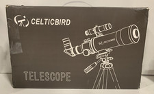 Celticbird Telescope, 70mm Aperture, 100mm, Barlow Lens, Grey