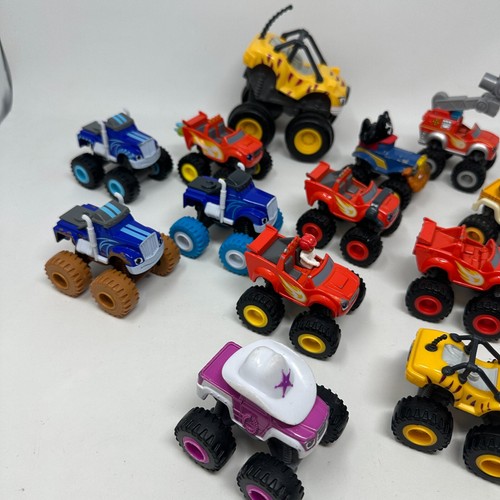 Blaze and the Monster Machines Trucks Lot Vehicles Set 18 HUGE Genuine Mattel - Picture 4 of 19