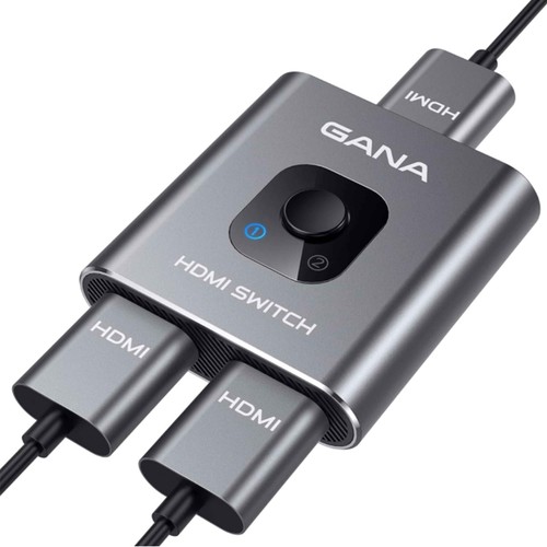 Switch Hdmi Splitter Bidirezionale 2 Ingresso 1 Uscita 1080p 3d 4k 30hhz Hdcp Ps