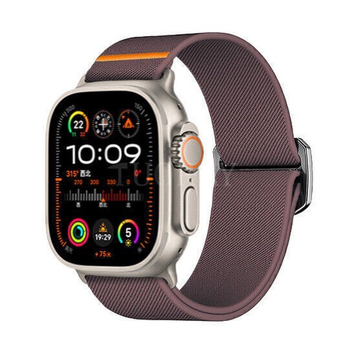 Nylon Loop Watch Band For Apple Watch Ultra 2 49mm iWatch Series 10 9 8 7 6 5 4 - Picture 3 of 47