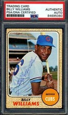 Billy Williams Cards, Rookie Card and Autographed Memorabilia Guide 34