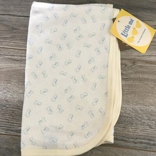 Vintage Little Me Giraffe Receiving Baby Blanket Lovey Yellow Trim New With Tags