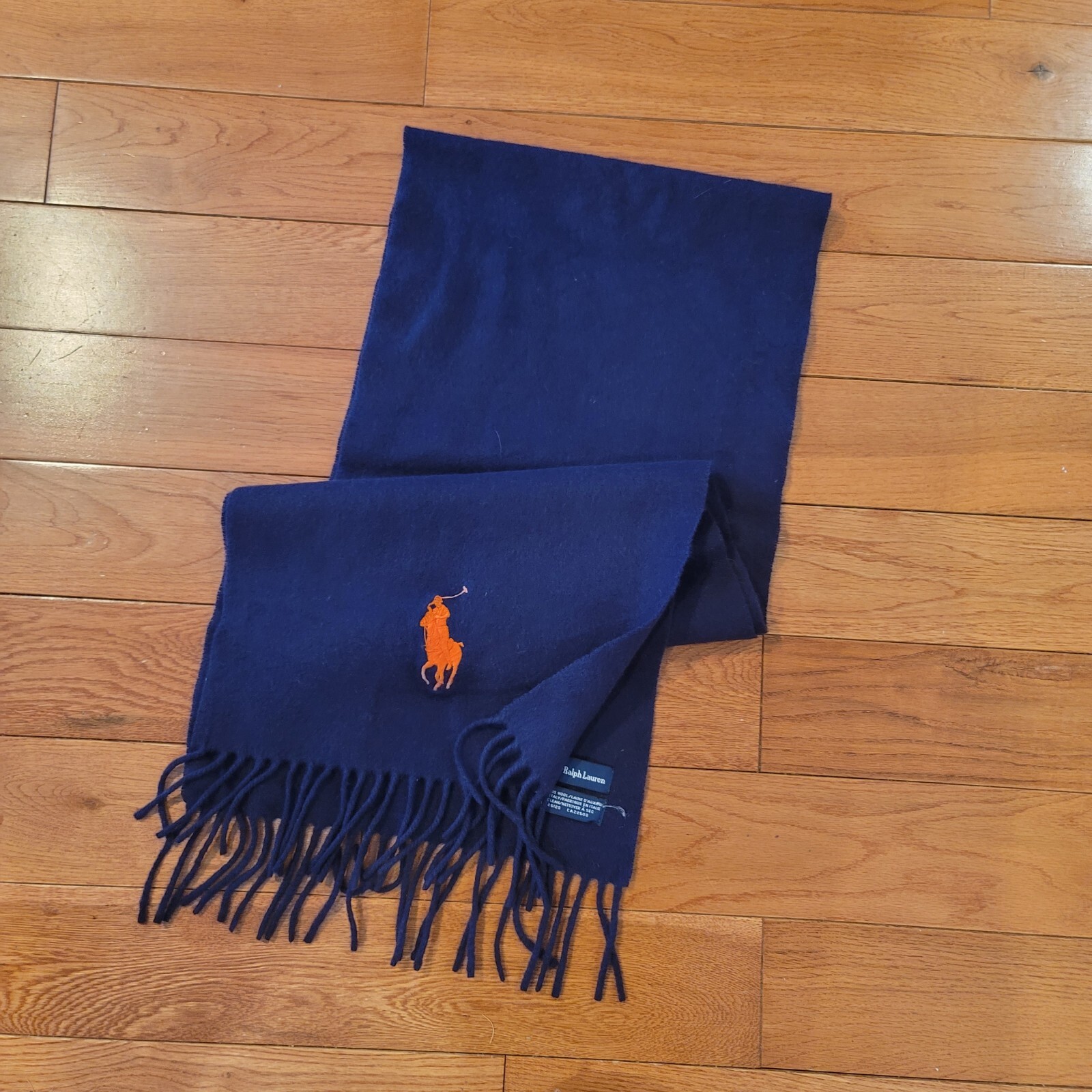 Polo Ralph Lauren uomo lana di agnello invernale sciarpa calda giacca nuova con etichette Big Pony