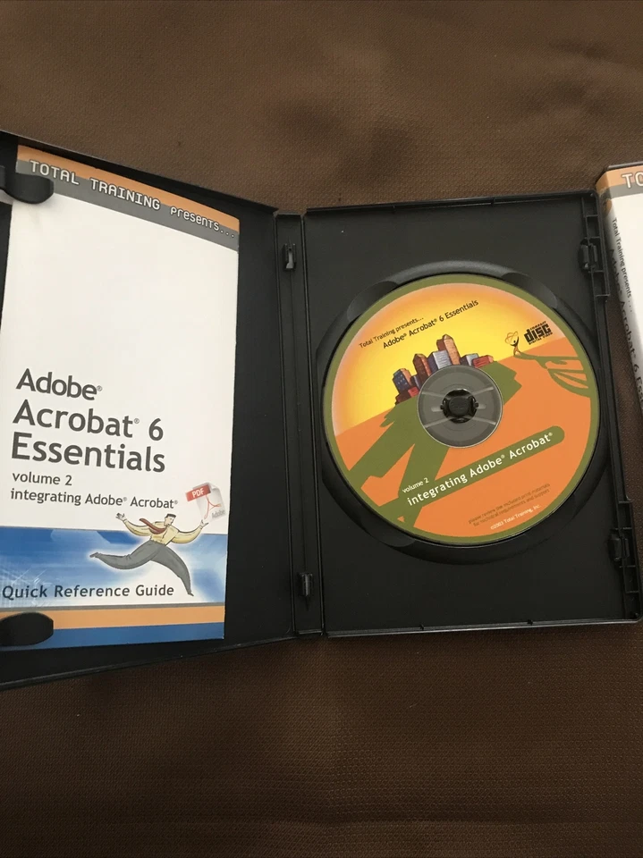 Adobe Acrobat 6 Essentials Volume 1-3 CD Total Training 2003 W/ Ted Padova RARE! - Image 4 of 4