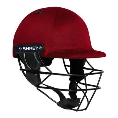 2025 Shrey Cricket Helm Rüstung 2.0 weinrot Senior Stahlgrill - kostenloser Versand