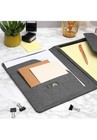 Professional Legal Notepad Portfolio, Grey Folio Notebook for Office, Busines... — photo 4