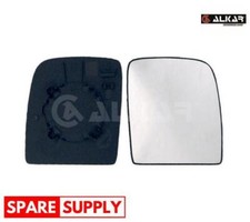 MIRROR GLASS, OUTSIDE MIRROR FOR CITROËN PEUGEOT FIAT ALKAR 6412955