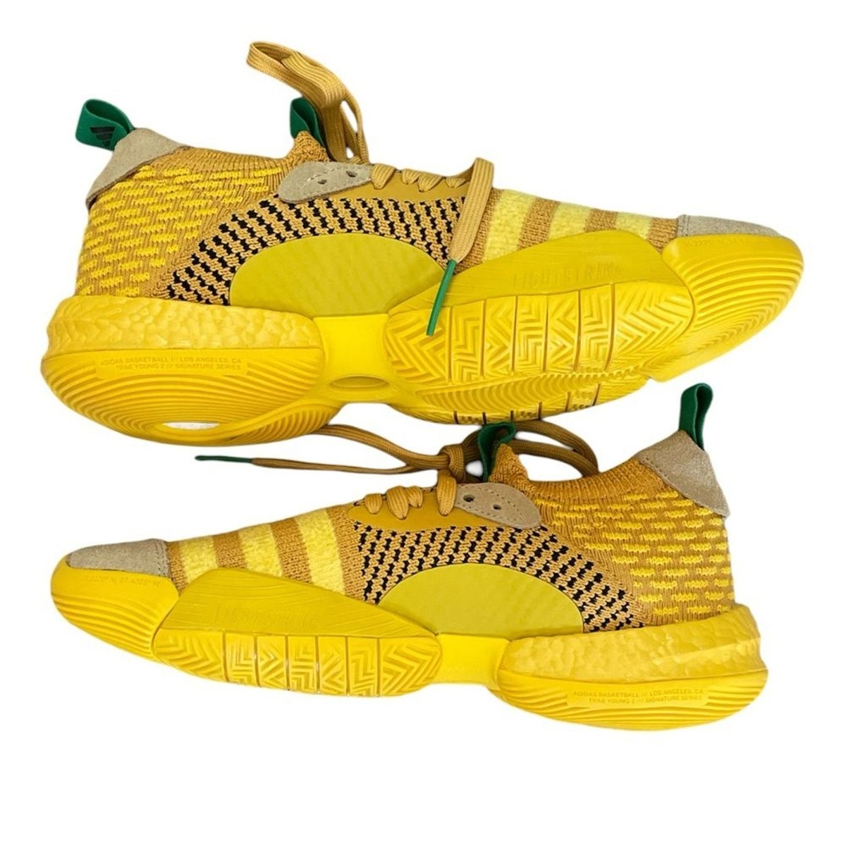 ADIDAS Trae Young 2 Hazy Yellow Green Basketball Sports Shoes IG4793 M 11 W 12 Adidas trae young 2 hazy yellow team green basketball sports  main image 2