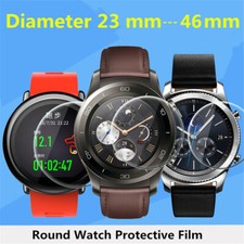 Smart Watch Screen Protector Film 9H Glass for Round Watch Diameter 23mm-46mm