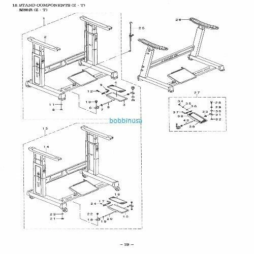 Foot Pedal Cast Iron Sewing Machine I Legs & K Legs - Image 2 of 2