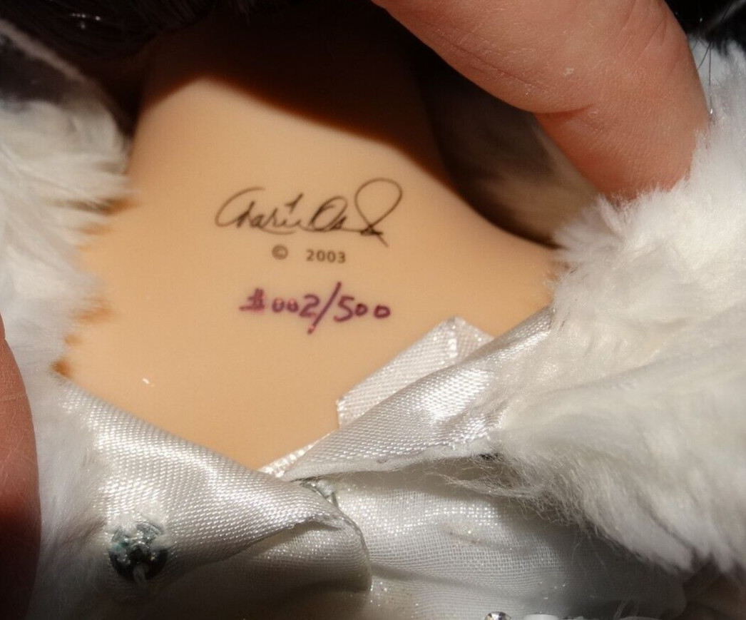 #205 MARIE OSMOND DOLL 2003 ADORA BELLE SNOW PRINCESS #2 OF 500 BEAUTIFUL