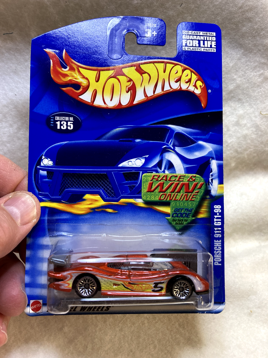 t64g-2) Hot Wheels - Porsche 911 GT1-98 orange | eBay