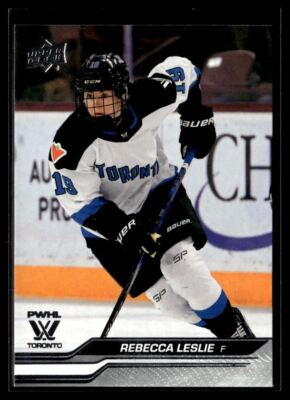 2024-25 UD PWHL First Edition Base Rebecca Leslie #9