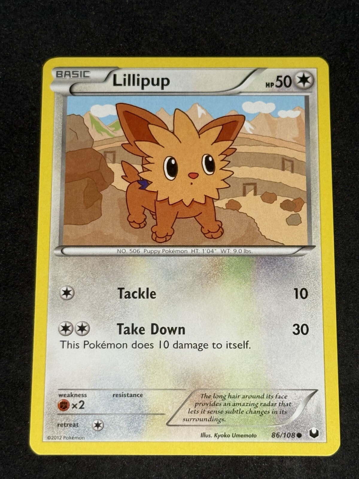 NM Lillipup 86/108 Dark Explorers Regular