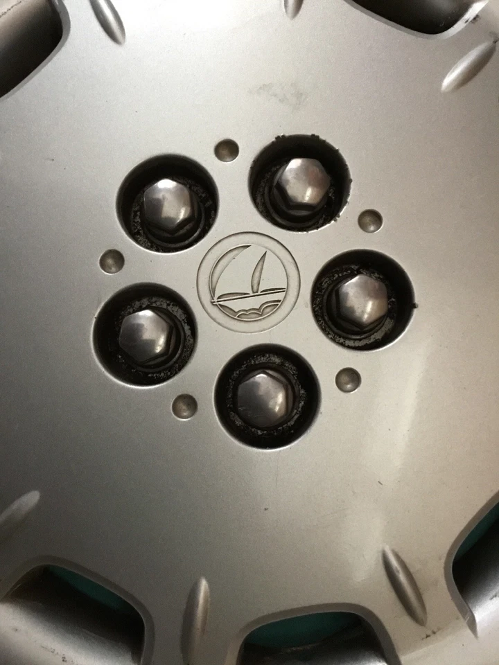 Tapacubos Chrysler Plymouth Breeze 1999 2000 cubierta de rueda 14" 0RN37TRMAB 10 ranuras OEM Foto 2 de 4