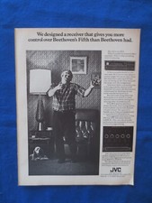 JVC S.E.A. Sound Effect Amplifiers "Beethoven's" Magazine Ad Audio Mag Sept 1971