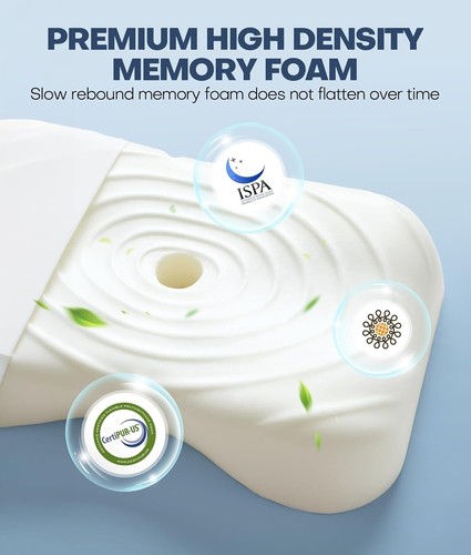 Cervical Pillow for Neck Pain Relief,Orthopedic Neck Support Pillow for Side - Picture 17 of 24