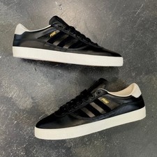 Adidas Puig Indoor Men s Athletic Shoe Black Sneakers Leather Footwear 745