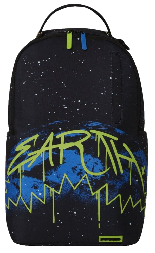 Sprayground Glow In The Dark Black Shark Mouth Backpack School Laptop Books Bag