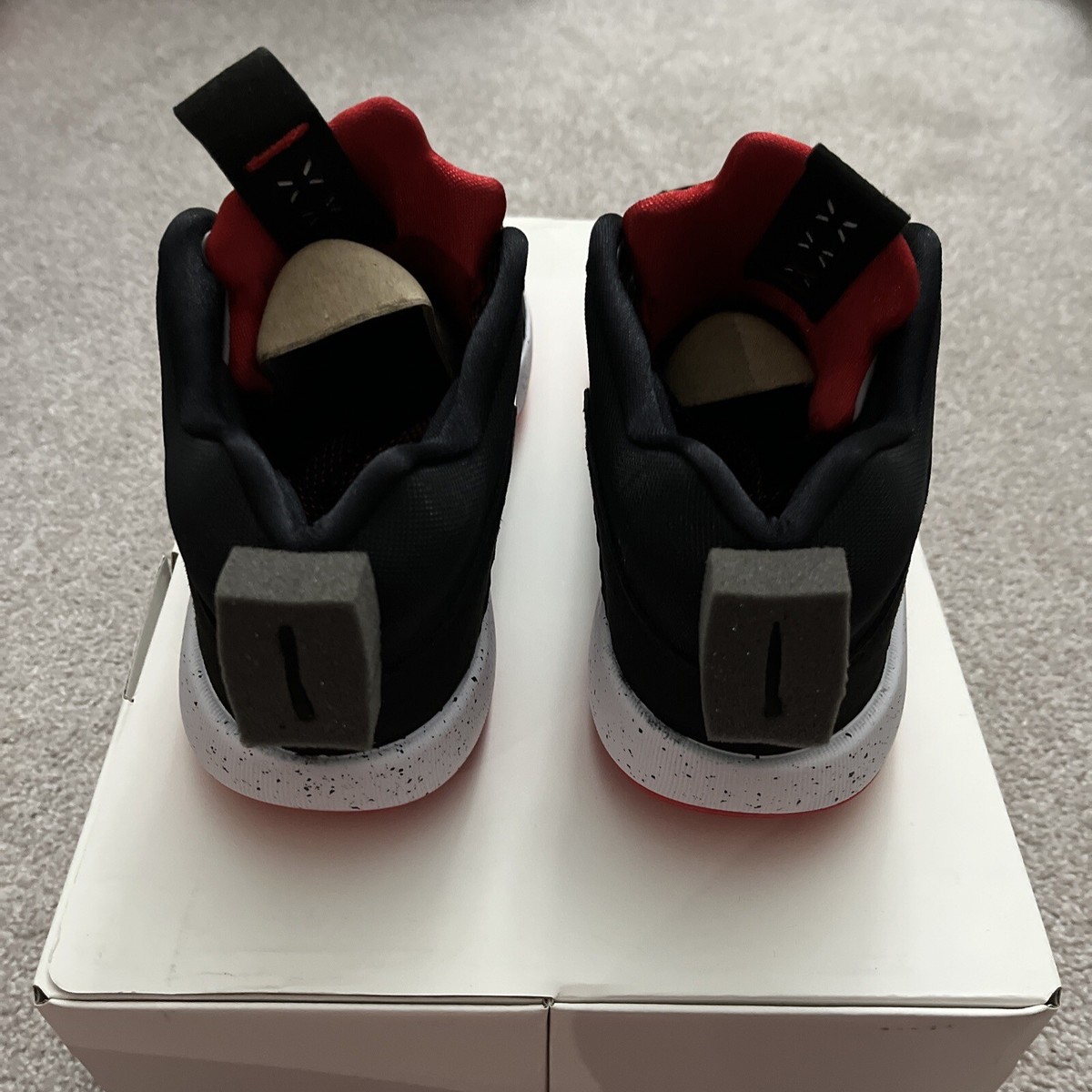 Air Jordan XXXV 35 Bred Black Red Silver Shoes CQ4227 030 Men's