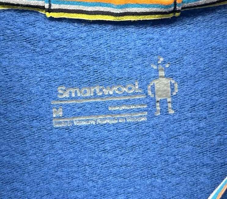 smartwool long sleeve merino sport fleece 1/2 zip pullover shirt