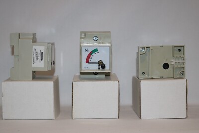 WEIGEL W35 Skala 0..100% Dreheisen Instrument Analog Normschiene Montage 0..250V