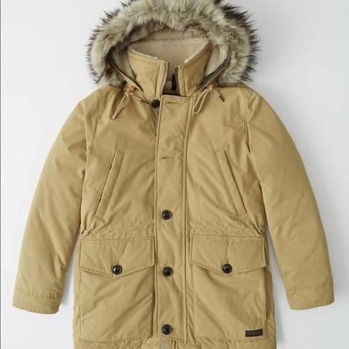 ABERCROMBIE Mens Ultra Parka Hooded 